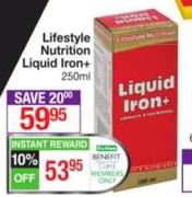 Life Style Nutrition Liquid Iron+-250ml