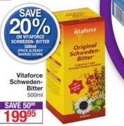 Vitaforce Schweden-Bitter-500ml