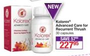 Kolorex Advanced Care For Recurrent Thrush-30 Capsules