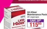 Uri-Kleer Maintenance-28 Vegecaps