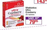 Vitabiotics Ultra Cranberry-30 Tablets