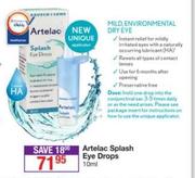 Artelac Splash Eye Drops-10ml