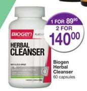 Biogen Herbal Cleanser-60 Capsules Each
