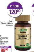 Dis Chem Gold Ginko Biloba-2x60 Tablets
