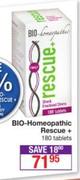 Bio Homeopathic Rescue+ 180 Tablets