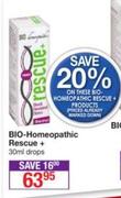 Bio Homeopathic Rescue+ Drops-30ml