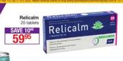 Relicalm 20 Tablets