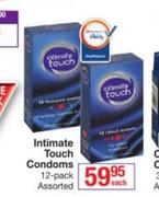 Intimate Touch Condoms 12 Pack Assorted-Each