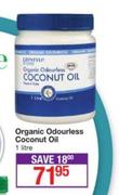 Organic Odourless Coconut Oil-1Ltr