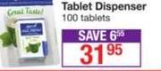 Tablet Dispenser-100 Tablets