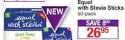Equal Stevia Sticks-50 Pack