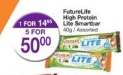 Futurelife High Protein Lits Smartbar Assorted-5X40gm