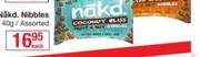 Nakd. Nibbles Assorted-40gm Each