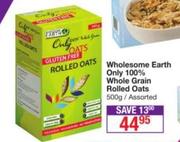 Wholesome Earth Only 100% Whole Grain Rolled Oats Assorted-500g