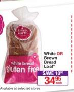 White Or Brown Bread Loaf-Each