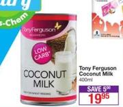 Tony Ferguson Coconut Milk-400ml