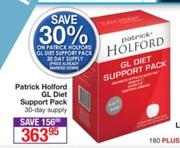 Patrick Holford GL Diet Support Pack 30 Day Supply