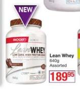 Biogen Lean Whey Assorted-640g