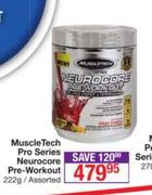 Muscle Tech Pro Series Neurocore Pre Workout Assorted-222g