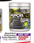 Muscle Tech Performance Series Vapor X5 Assorted-270g