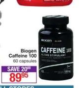 Biogen Caffeine 100 60 Capsules