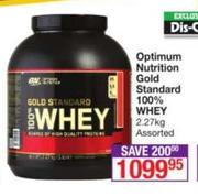 Optimum Nutrition Gold Standard 100% Whey Assorted-2.27Kg