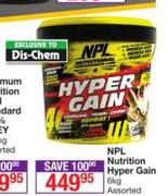 NPL Nutrition Hyper Gain Assorted-6Kg