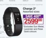 Charge 2* Assorted sizes