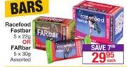 Racefood Fastbar 5 x 30g 0r Farbar 5 x 30g-Each