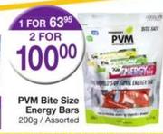 PVM Bite Size Energy Bars-2 X 200g