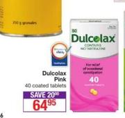 Dulcolax Pink-40 Coated Tablets
