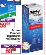 Drixine Puresea Hypertonic Nasal Spray-75ml