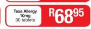 Texa Allergy 10mg-30 Tablets