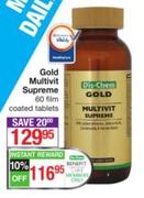 Dis-Chem Gold Multivit Supreme 60 Film Coated Tablets