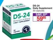 DS-24 Daily Supplement 30 Capsules