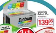 Centrum Select 50+ 30 Tablets