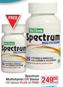 Spectrum Multivitamin Or Senior 120 Tablets + 30 Free