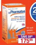 Pharmaton 60 Soft Gelatin Capsules
