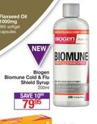 Biogen Biomune Cold & Flu Shield Syrup 200ml