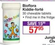 Bioflora Kiddie-Forte 30 Chewable Tablets