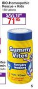 Cummy Vites Multi Vitamin-60 Chewable Tablets