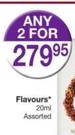 Twisp Flavours Assorted 20ml-For Any 2