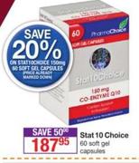Stat 10 Choice 60 Softgel Capsules