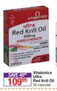Vitabiotics Ultra Red Krill Oil-30 Capsules