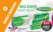 Berocca Performance 50+ 30 Effervescent Tablets
