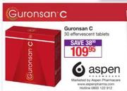 Guronsan C Effervescent Tablets-30's Pack