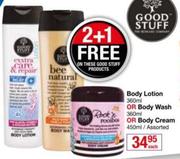 Body Lotion 360ml Or Body Wash 360ml Or Body Lotion Assorted 450ml-Each
