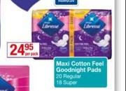 Libresse Maxi Cotton Feel Goodnight Pads-Per Pack