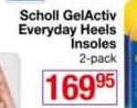 Scholl Gelactiv Everyday Heels Insoles-2Pack