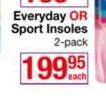 Scholl Gelactiv Everyday Or Sport Insoles 2Pack-Each